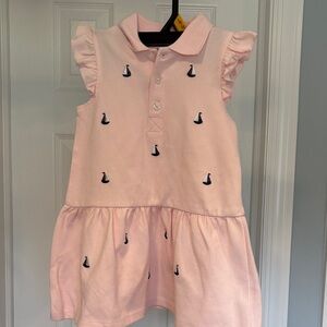 Pink Nautical Sailboat Polo Dress